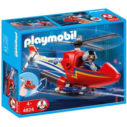 Imagen 1 de Playmobil Bomberos - Helicóptero de incendios (626122)