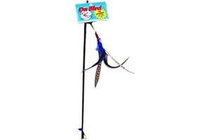 Go Cat Da Bird Pull 2 Piece Pull Apart Rod & Bird, Handmade in The USA (1 Bird)