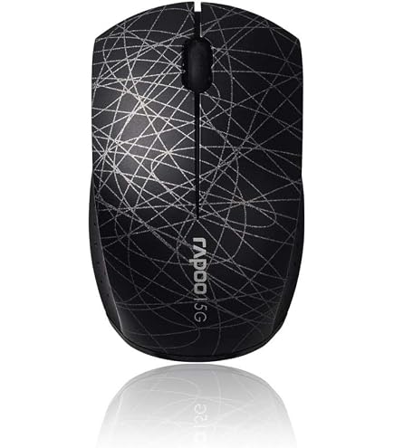 Rapoo Ouse Wireless Silenzioso 1680 Ouse Per Computer Da 24 Ghz Sensore 1000