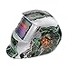 Produktbild Giantree Schweißhelm, Red skullSolar Powered Schweißhelm Auto Verdunkelung Kapuze, für Mig Tig Arc Schweißer Maske Blue Eagle Design