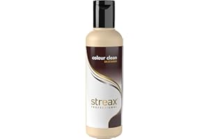 Streax Professional Color Clean Destainer (100ml) gently removes hair color stains from skin. Perfect for salon or home use, it leaves skin clean without irritation after coloring.