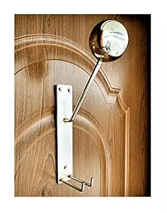 Stainless steel Wall Mountable Bike Keys, Jacket, Laptop Bag, Helmet Hanger - Ball Model, Silver