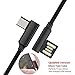 Produktbild HKFV Typ C/Micro-USB-Schnellladeflex-Datenleitung 1,2 m Geflochtenes 90 Grad USB Fast Data Sync-Ladekabel