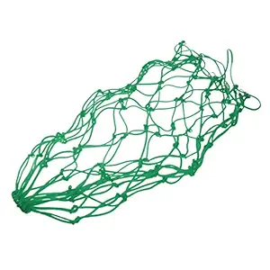 Durable Premium Nylon Mesh Slow Feed Hay Net for Horse Green