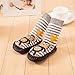 Moolecole Baby Boy Girl Toddler Socks Kids Antiskid Stockings Shoes Slippers Socks Non-slip Floor Socks Monkey 0-6, 6-12, 12-18 Months