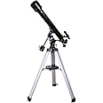 Levenhuk Skyline PLUS 60T Classic Refractor Telescope for Beginners with Fully Coated Glass Optics