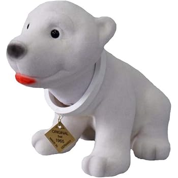 Wackelkopf Eisbar Bar Baby 24 Cm Hund Gartenzwerg Wackeltier Pvc