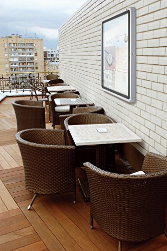 Nobo External Glazed Lockable Display Case and Magnetic Board (9 x A4 Capacity)