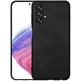 Spia Samsung Galaxy A73 ile uyumlu Kılıf Siyah Lansman Kapak Orijinal Esnek Dayanıklı Darbe Karşıtı Koruyucu Yeni Nesil Tasar