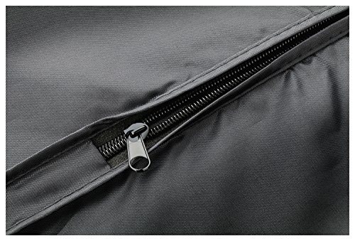 3x blupalu Kleidersack 60 x 100 cm, Farbe schwarz, ideale Kleiderhülle für den Anzug, Kleiderschutzhülle mit Reißverschluss - 5