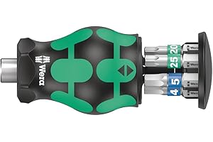 WERA-05008875001-Kraftform Kompakt Stubby depósito porta-puntas 3 - Destornillador Porta-Puntas versión extra-corta