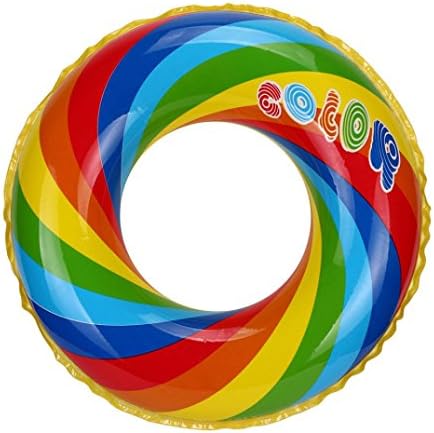 Sansee Inflatable Swim Ring Swimming Pool River Lake Beach Raft Floating Tube Ring (50#)