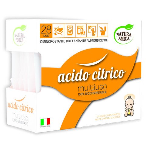 NATURA AMICA ACIDO CITRICO MULTIUSO BIO 400 GRAMMI - 28 DOSI