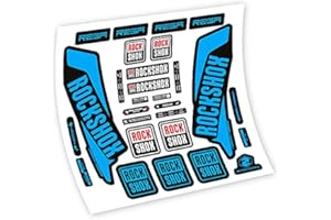 VINILOSBICI Adesivi in vinile adesivo Rock Shox Reba 2016 Forcella (Sky Blue)