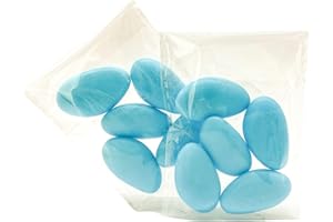 Doni Bomboniere 20 Bustine Confetti Maxtris Imbustati E Sigillati a 5 alla Mandorla Celesti per Matrimonio Nascita Compleanno Anniversario 25 50 Laurea Segnaposto Confettate Incartati