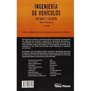INGENIERÍA DE VEHÍCULOS: SISTEMAS Y CÁLCULOS