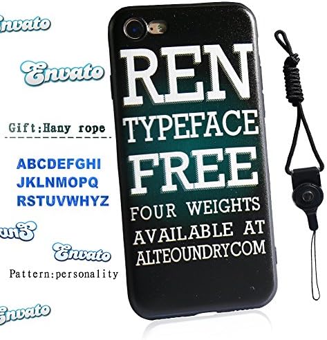 Iphone 7 plus case-XIN HUA Innovative black edge TPU 3D relief painted cell phone shell, suitable for Apple 7 / 7plus--Model: Romantic（Products include: explosion-proof membrane, mobile phone ring bracket, dust plug, lanyard） (For iphone 7 plus, personality)