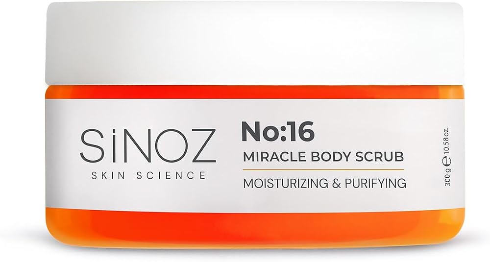 Sinoz No:16 Yoğun Nemlendirici, Besleyici ve Arındırıcı Vücut Peelingi 300 gr.