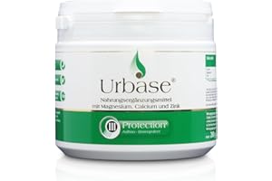 ‎LAETITIA Laetitia Original Urbase III Protection Aufbau Basenmineralpulver: Nahrungsergänzungsmittel mit Magnesium, Calcium, Zink, Kieselerde - Basenfasten - vegan 200 g Dose