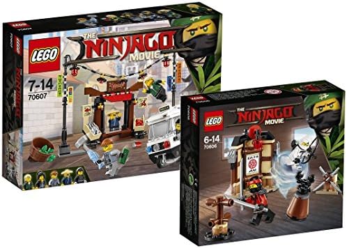 Ninjago LEGO 70607 – Tracking Hunting In City + Lego Spinjitzu 70606 Training