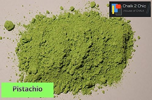 CP26 - PISTACHIO GREEN - 11oz easy CHALK PAINT mixable latex SHABBY CHIC powder paint pigment