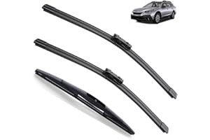 AUTOPIXL Przednie pióra wycieraczek tylnej szyby Kompatybilny z Subaru Outback 6GEN BT 2020 2021 2022 2023 szczotki do szyb samochodowych wkłady akcesoria (Color : Front Rear, Size : LHD)