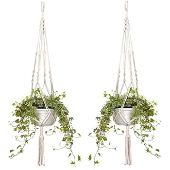 Koitoy Makramee Blumenampel Hängeampel für Innen Außen hängende