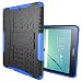Produktbild WindCase Galaxy Tab S2 9.7 Hülle, Outdoor Dual Layer Holster Armor Tasche Heavy Duty Defender Schutzhülle mit Ständer Case für Samsung Galaxy Tab S2 9.7" T810 / T815 Blau