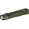 OLIGHT Arkfeld EDC Flashlight, 1000 Lumens Rechargeable LED Torch with Green Beam and White Light, Super-Thin Build Flat Flashlight with Clip for Outdoors, Emergency, Work (Green, CW: 5700~6700K)