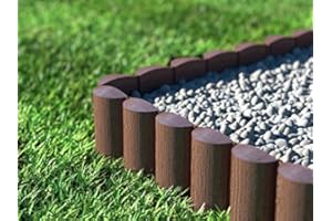 Cellfast Lawn Edging Palisade Brown 7,2 Meter