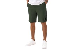Vortewind Kurze Hosen Herren Sweatshorts Herren Baumwolle，Sommer-Sportshorts mit Taschen & elastischem Bund für Casual ，Jogging ，Training