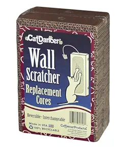 Cat Dancer Wall Scratcher Replacement Cores for Cats (Brown)