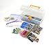Produktbild Jewellery Making Kit - Contains Silver Lined Beads, Bi-cone Beads, a wide assortment of Glass Beads, Stretchy Cord, Beading Wire, Crimping Tubes. Everything you need to make lots of Jewellery - Ideal gift or party activity