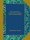Image de De comicorum Graecorum sermone metro accommodato