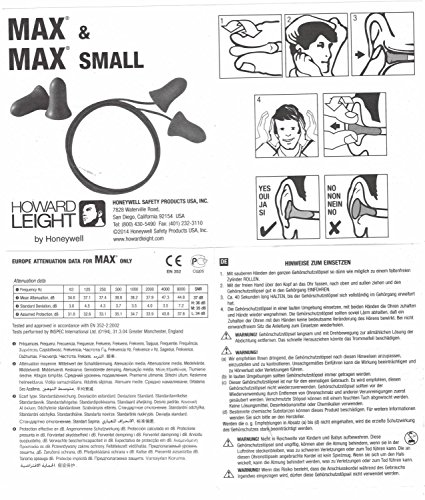Howard Leigt Max (extrem) 1 Paar zum Testen, orange, Gehörschutz, Ohrstöpsel Gehörschutz, Ohrstöpsel, Gehörschutz, Ohrstöpsel, wadle-shop ® - 3