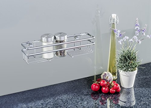 Wenko-54820100-Style-Gewrzstnder-verchromtes-Metall-silber-glnzend-7-x-30-x-7-cm