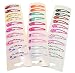Healthy Clubs 10pcs Mixed Color Cute Baby Toddler Infant Girl Hair Clips Hairpin Barrette Hair Accessories