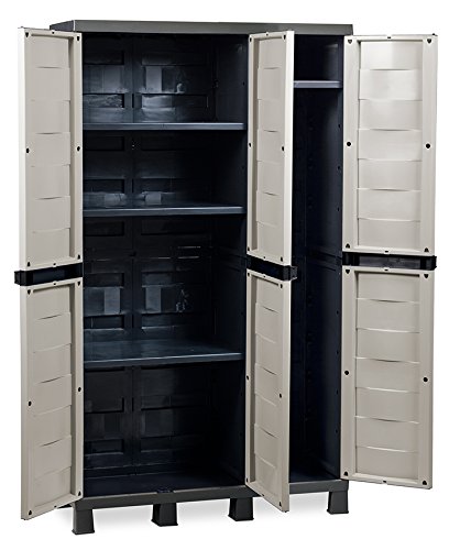 Toomax Z207R050 Kunststoffschrank Ambition Line S, Schwarz - 2