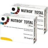 Nutrof Total C vitamini, Selenyum, D3 vitamini, Lutein, E vitamin, Zeaksantin, Bakır, Resveratrol, &Ccedil;inko İ&ccedil;eren 2 Adet 30' lu