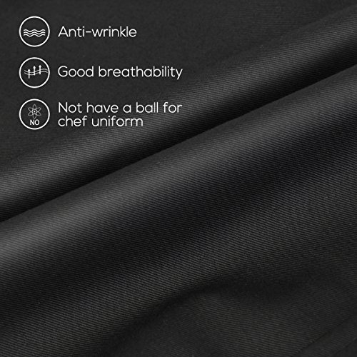Pixnor BBQ Grillschürze Küchenschürze Mit Taschen Für Männer Schwarz - 4