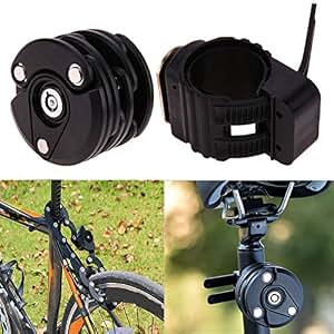 Lucchetto Pieghevole Per Bici Wheel Up – Catena Di Sicurezza In Acciaio E Zinco, Impermeabile, 58,5cm, Antintrusione