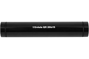 RiToEasysports Bike Thru Axle Hub Adapter,Bicycle Wheel Fork Axle 20mm to 15mm Aluminium Alloy Mountain Bike Front Hubs Tube Shaft Axle