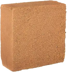 AgriWorld 5-kg Washed COCOPEAT Block (Expands Upto 75L of Cocopeat Powder Soil) - Pure & Organic for Nursery, Garden & Plants