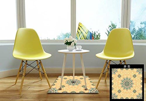 MIAORUI Film 3D square tea table, living room attached bedroom, self-adhesive waterproof, anti-skid stickers affixed to the ground