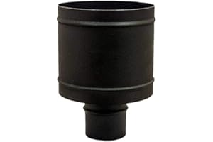 NOVA ITALF Terminale Cappello Antivento A Botte Diametro 80 Fumaiolo 4 Venti stufa a pellet canna fumaria cucina barbecue camino