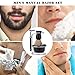 Anself 4 In 1 Men's Manual Razor Set Stainess Steel Stand Holder 5 Blades Wet Shaving Beard Razor Shaving Brush Bowl