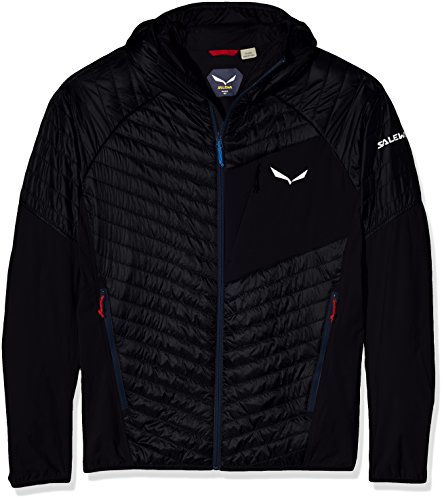 Salewa Ortles Hybrid 2 Prl M - Chaqueta de plumas para hombre, Negro, 