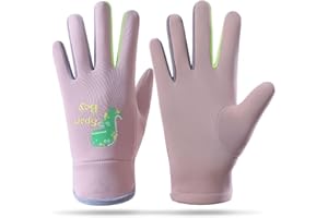 Aiyomimo Children's Cartoon Warm Gloves Outdoor Non-Slip Sports Running Riding Gloves for Boys Girls 3-12 Years