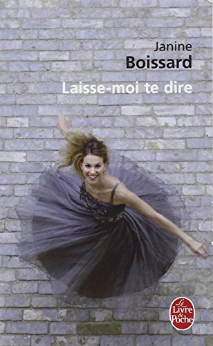 Book's Cover of Laissemoi te dire
