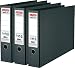 Produktbild 3er Pack Herlitz 10397073 Ordner maX.file Hartpappe A3quer, 7,5cm, Farbe schwarz